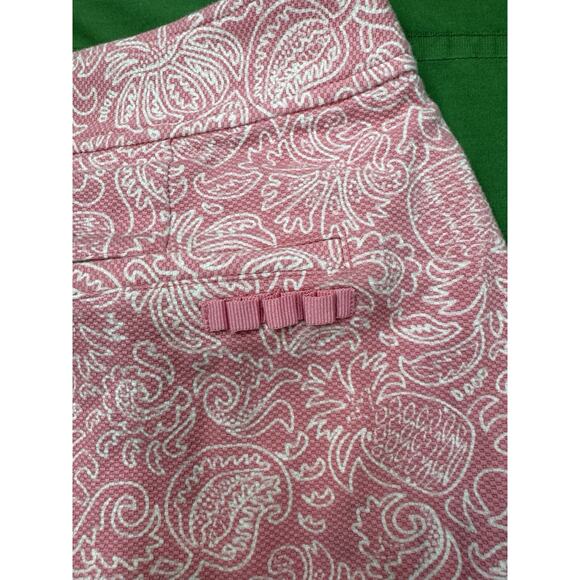 Vineyard Vines Shep & Ian Womens Blend Skirt Pink Size 6 Lined EUC Ribbon Accent - Picture 6 of 6